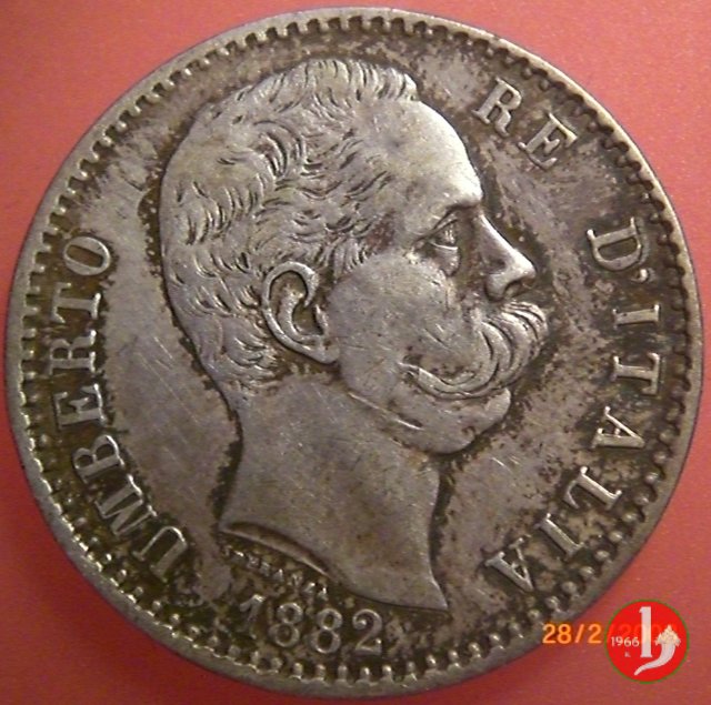 2 lire 1882 (Roma)