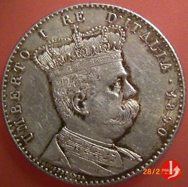 2 lire 1890 (Roma)