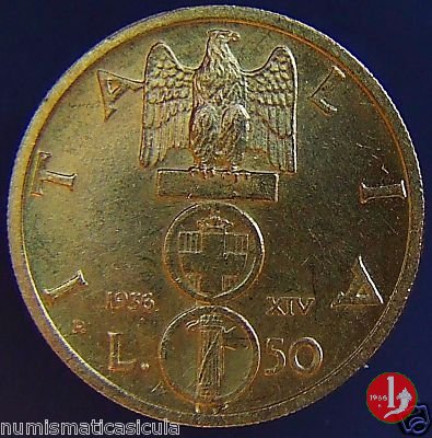 50 lire impero 1936 (Roma)