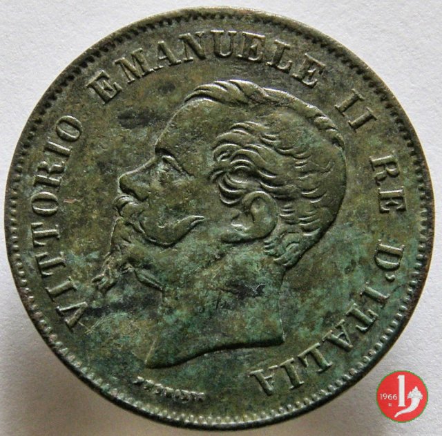 5 centesimi 1861 (Milano)