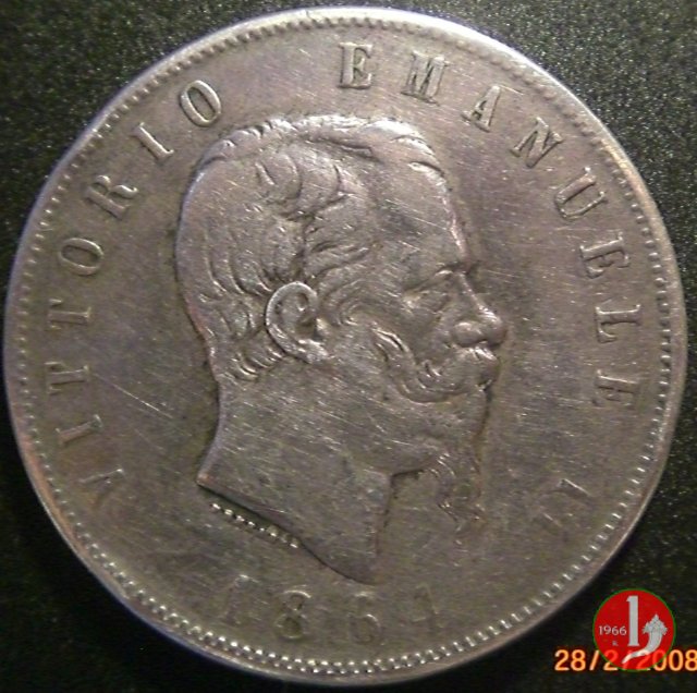 5 lire o scudo 1864 (Napoli)