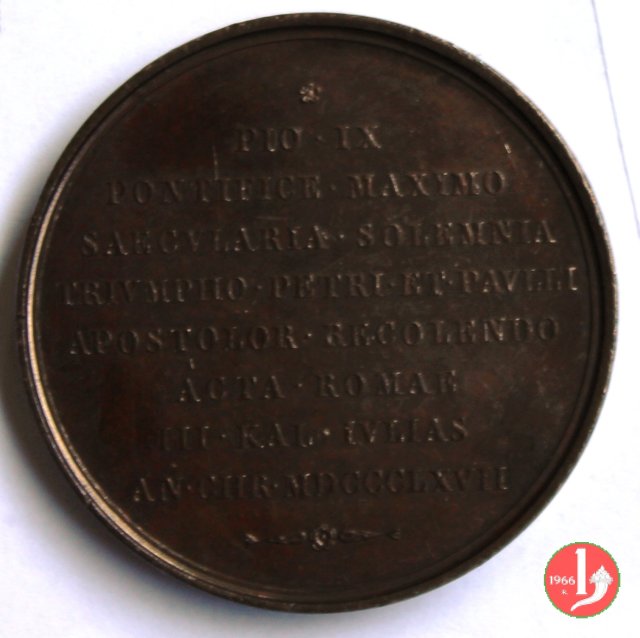 18° C del Martirio SS. Pietro e Paolo -B3 1867 18° C del Martirio SS. Pietro e Paolo -B3 1867