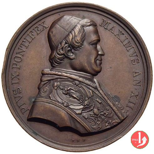 A. XII -Prima ferrovia Pontificia 1857 (Roma) A. XII -Prima ferrovia Pontificia 1857 (Roma)