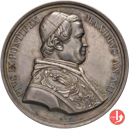A. XII -Prima ferrovia Pontificia 1857 (Roma) A. XII -Prima ferrovia Pontificia 1857 (Roma)