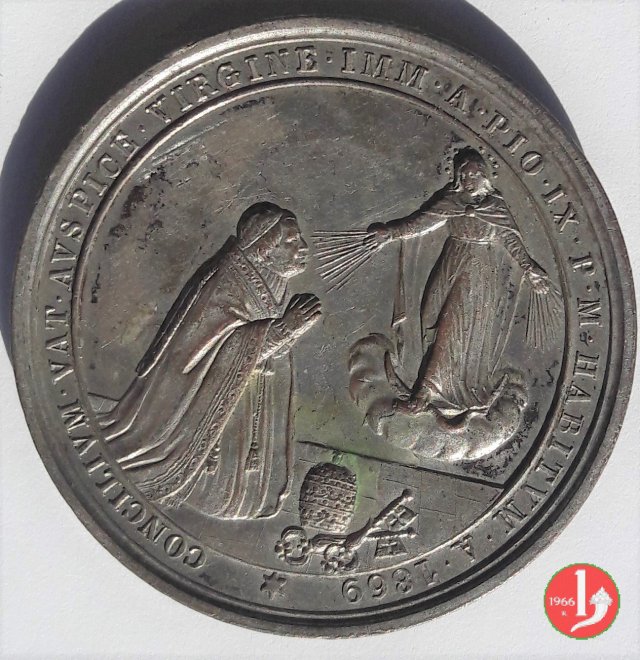 Concilio Ecum. -Pio IX e l'Immacolata -B17 1869 Concilio Ecum. -Pio IX e l'Immacolata -B17 1869