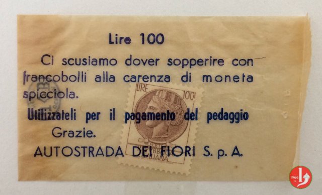 Autostrade S.p.a. Autostrada dei Fiori 1970-1980 Autostrade S.p.a. Autostrada dei Fiori 1970-1980