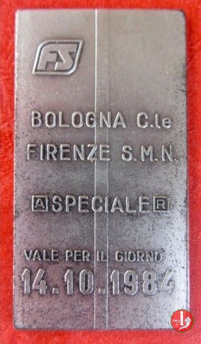 Bologna - FS Biglietto Speciale 1984