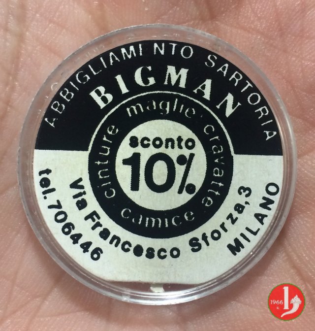 Milano - Abbigliamento Sartoria Bigman 1970-1980 Milano - Abbigliamento Sartoria Bigman 1970-1980