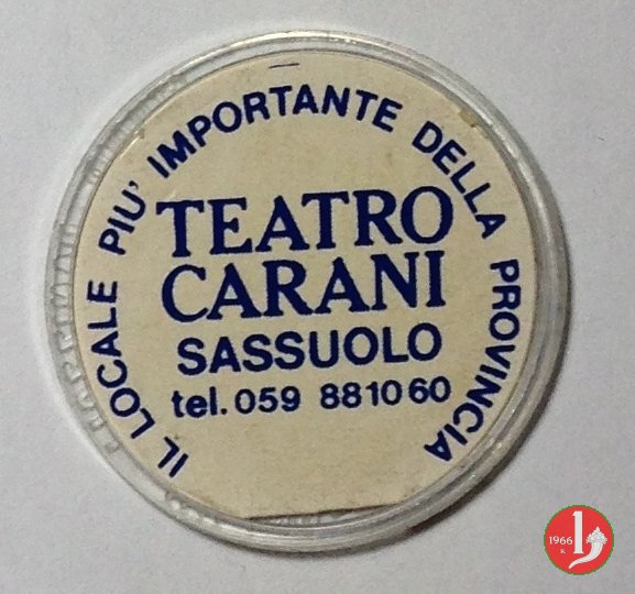 Sassuolo - Teatro Carani 1970-1980 Sassuolo - Teatro Carani 1970-1980