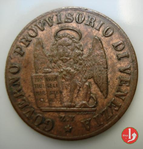 1 centesimo di lira corrente 1849 (Venezia)