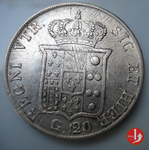 Piastra da 120 Grana 1834 (Napoli) Piastra da 120 Grana 1834 (Napoli)