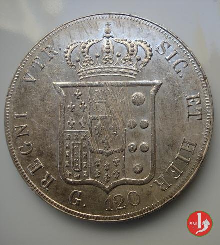 Piastra da 120 Grana 1856 (Napoli) Piastra da 120 Grana 1856 (Napoli)