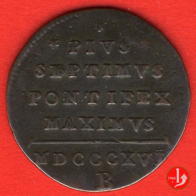 Quattrino del 4° tipo 1816 (Bologna) Quattrino del 4° tipo 1816 (Bologna)