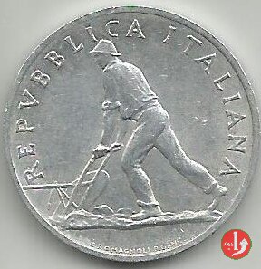 2 lire spiga 1947 (Roma)