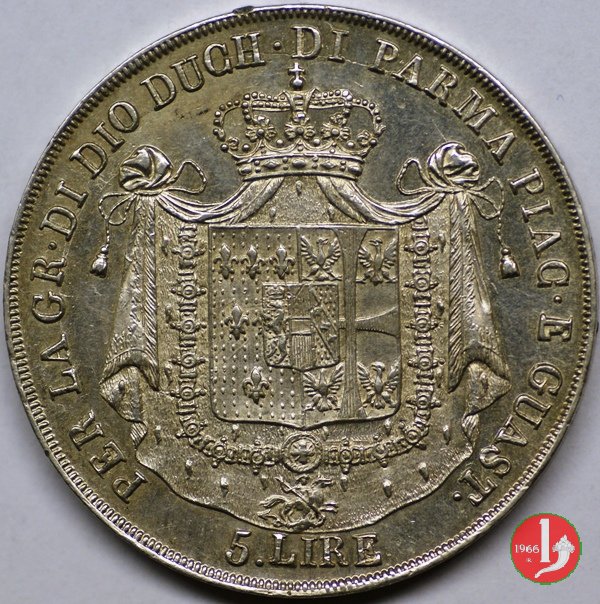 5 lire o scudo 1832 (Milano)