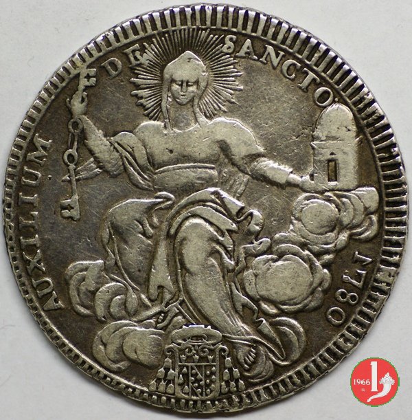 scudo romano 1780 (Roma) scudo romano 1780 (Roma)