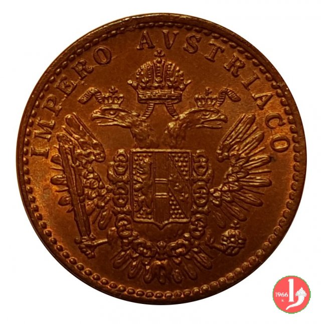 3 centesimi 1852 (Milano)