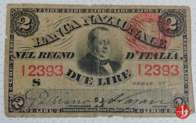 2 Lire 1868