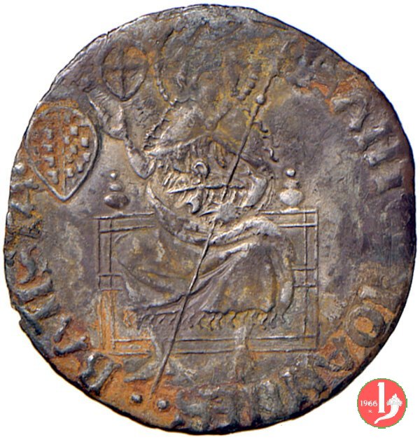 Grosso da 5 soldi 4 denari (II semestre 1448 - II semestre 1460) 1453 (Firenze)