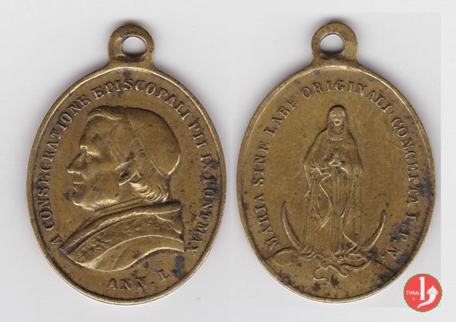 Giubileo Episcopale Maria Sine Labe -B27a 1877 Giubileo Episcopale Maria Sine Labe -B27a 1877