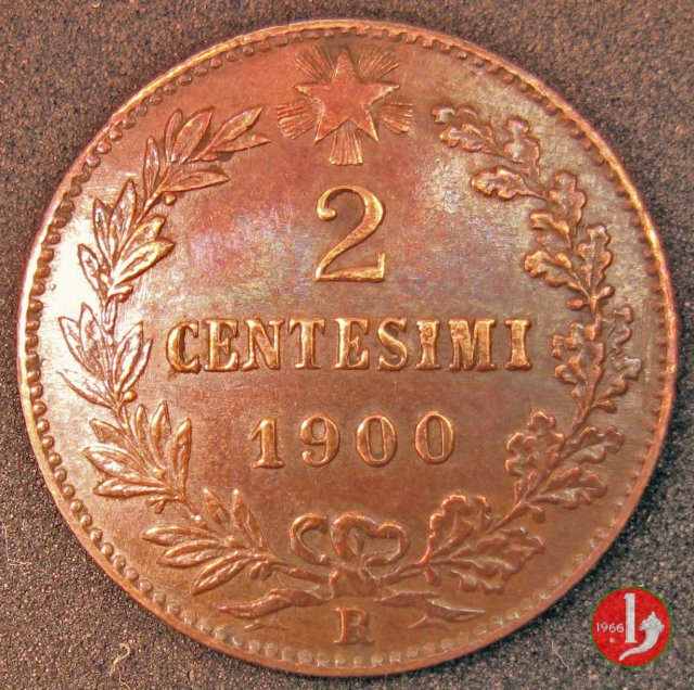 2 centesimi 1900 (Roma)