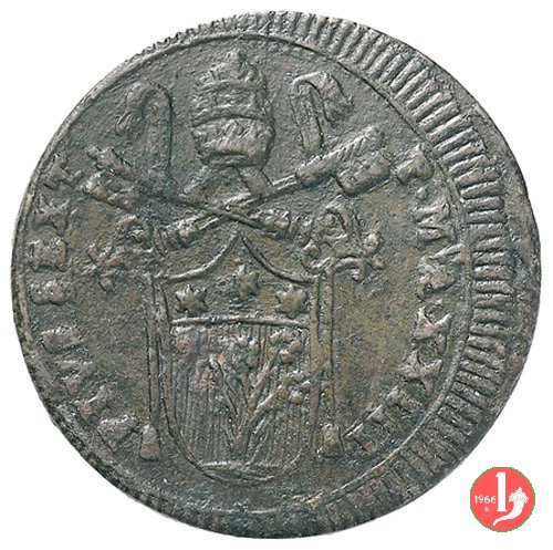 2 baiocchi del 2° tipo (A. XXIII) 1797 (Roma) 2 baiocchi del 2° tipo (A. XXIII) 1797 (Roma)