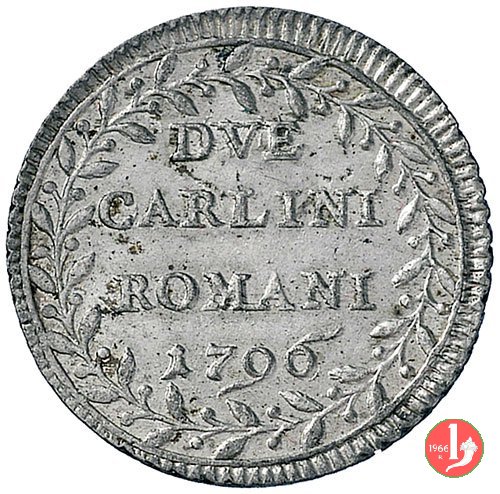 2 carlini 1796-97 (II riduzione) 1796 (Roma) 2 carlini 1796-97 (II riduzione) 1796 (Roma)