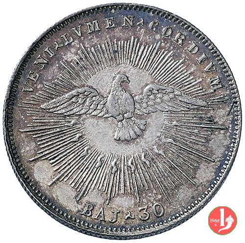 30 Baiocchi (Testone) 1830 (Bologna) 30 Baiocchi (Testone) 1830 (Bologna)