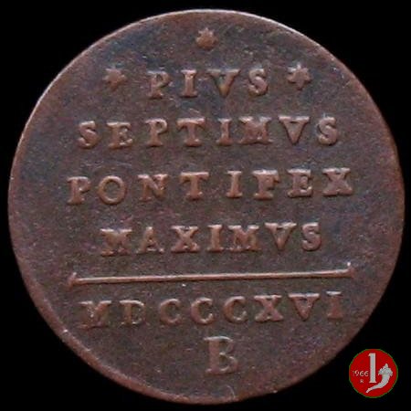 Quattrino del 4° tipo 1816 (Bologna) Quattrino del 4° tipo 1816 (Bologna)