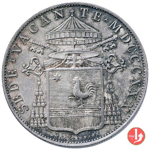 Scudo Romano 1830 (Roma) Scudo Romano 1830 (Roma)