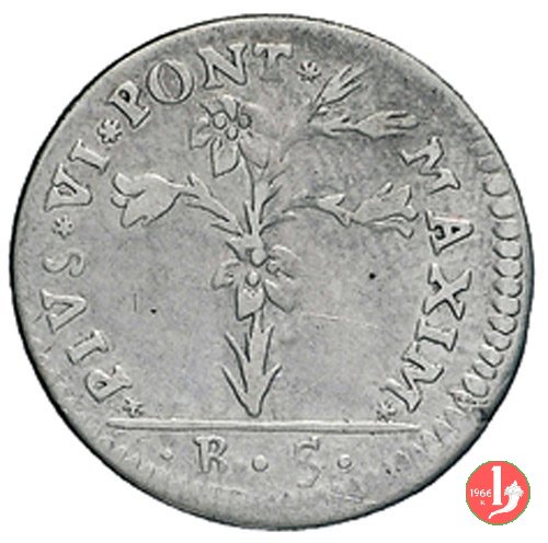 carlino 1796 (pianta e busto) 1796 (Bologna) carlino 1796 (pianta e busto) 1796 (Bologna)