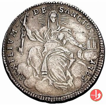 doppio giulio del IV tipo (stemma semplice) 1783 (Roma) doppio giulio del IV tipo (stemma semplice) 1783 (Roma)