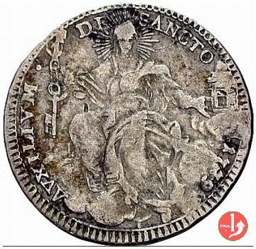 doppio giulio del III tipo (busto) 1779 (Roma) doppio giulio del III tipo (busto) 1779 (Roma)