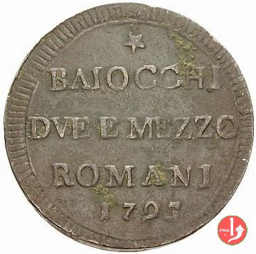sampietrino (busto di tre quarti) 1795 (Roma) sampietrino (busto di tre quarti) 1795 (Roma)