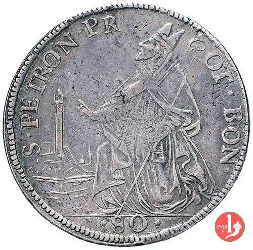 scudo da 4 lire 1775 (Bologna) scudo da 4 lire 1775 (Bologna)