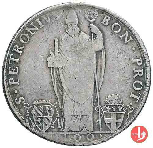 scudo romano santo stante 1777 (Bologna) scudo romano santo stante 1777 (Bologna)