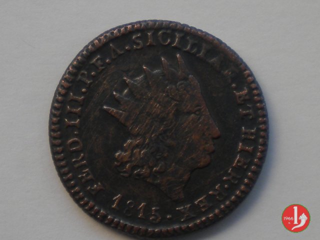 2 grani (1814-1815) 1815 (Palermo) 2 grani (1814-1815) 1815 (Palermo)