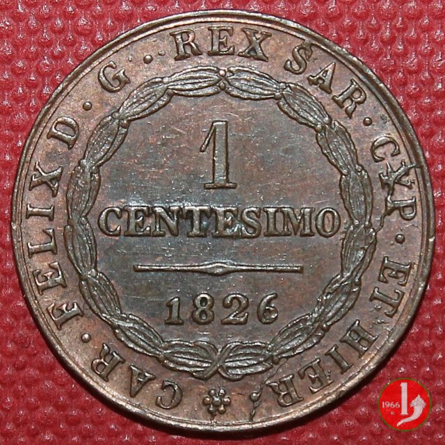 1 centesimo 1826 (Torino)