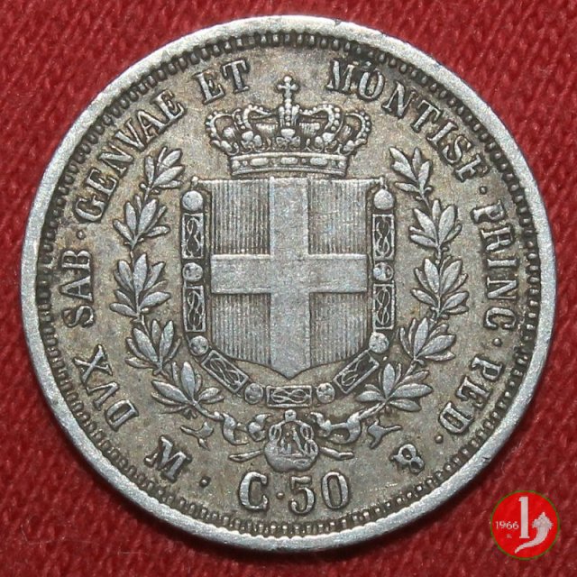 50 centesimi 1860 (Milano)