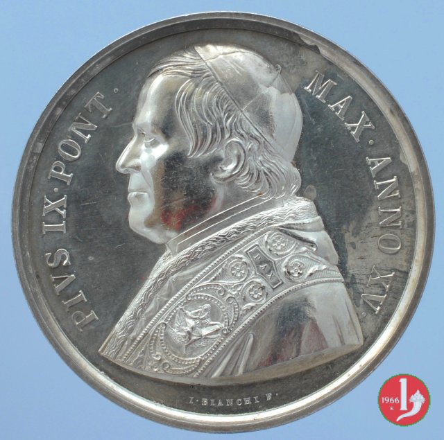 A. XV -La Cattedra di S. Pietro 1860 (Roma) A. XV -La Cattedra di S. Pietro 1860 (Roma)