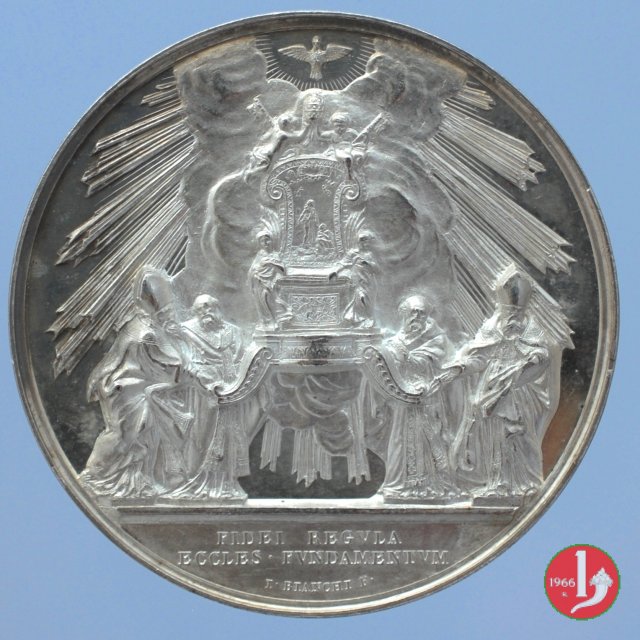 A. XV -La Cattedra di S. Pietro 1860 (Roma) A. XV -La Cattedra di S. Pietro 1860 (Roma)