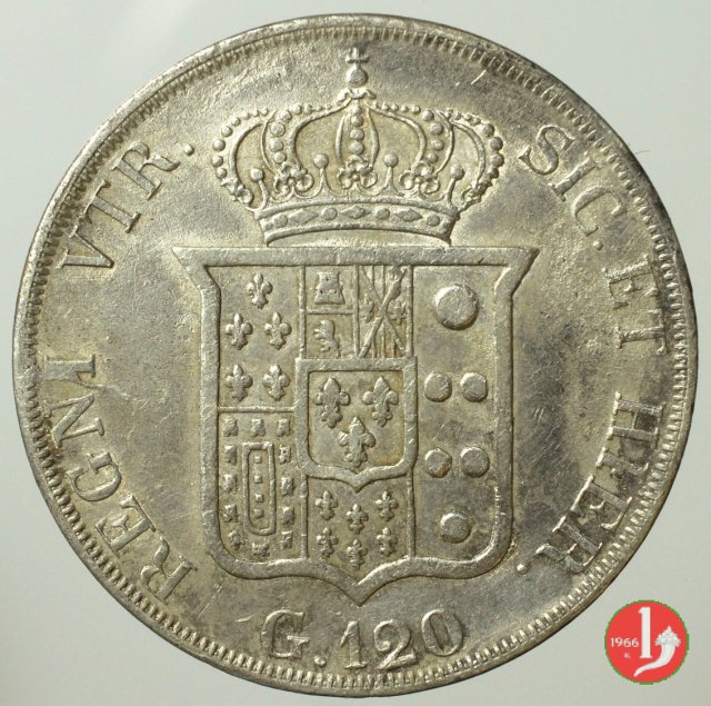Piastra da 120 Grana 1832 (Napoli) Piastra da 120 Grana 1832 (Napoli)