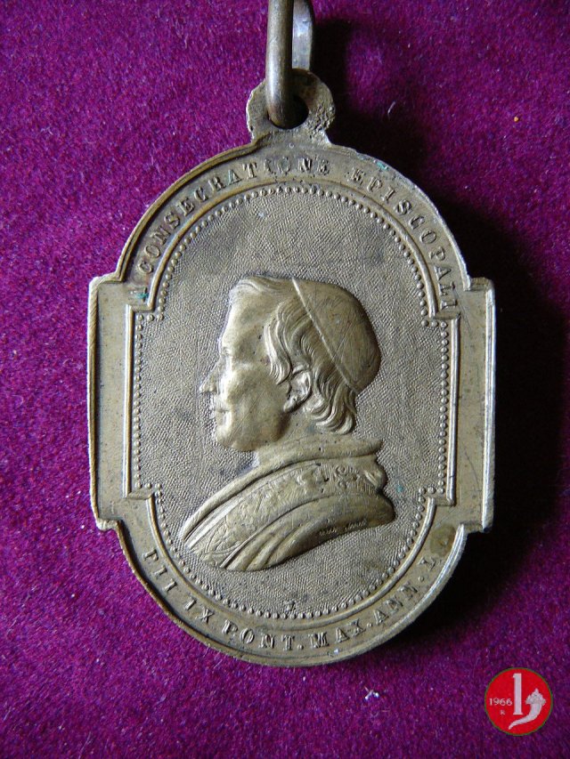 Giubileo Episcopale Macula Originalis 46x31mm -B27var 1877 Giubileo Episcopale Macula Originalis 46x31mm -B27var 1877