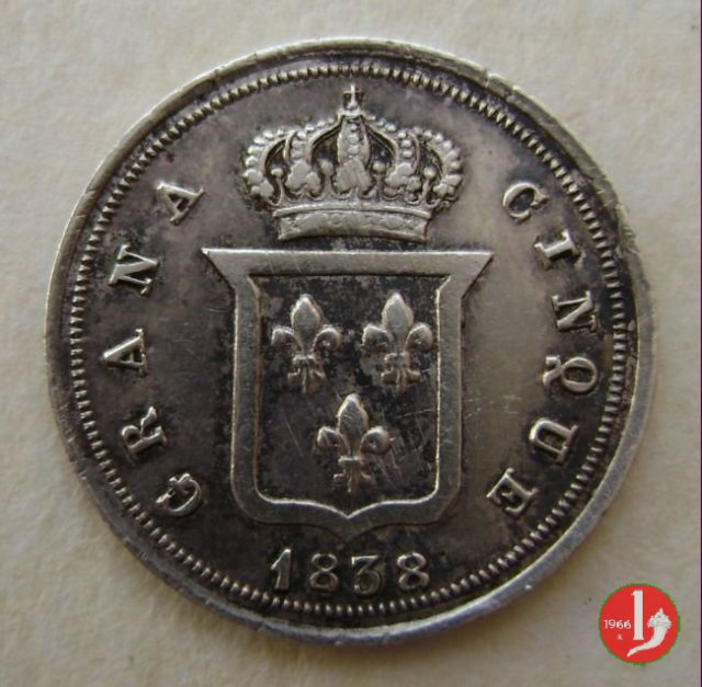 5 Grana 1838 (Napoli) 5 Grana 1838 (Napoli)