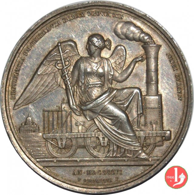 A. XII -Prima ferrovia Pontificia 1857 (Roma) A. XII -Prima ferrovia Pontificia 1857 (Roma)