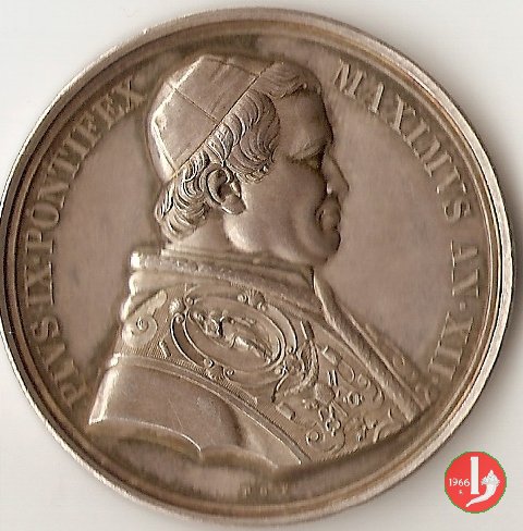 A. XII -Prima ferrovia Pontificia 1857 (Roma) A. XII -Prima ferrovia Pontificia 1857 (Roma)
