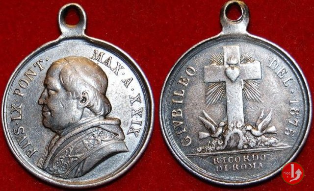 Anno Santo 1875 S. Cuore -B8 1875 Anno Santo 1875 S. Cuore -B8 1875