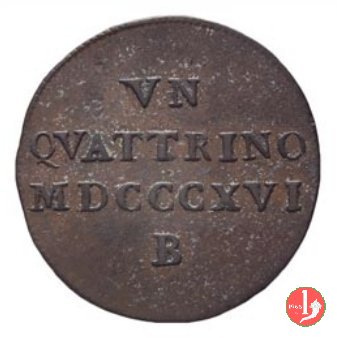 Quattrino del 5° tipo 1816 (Bologna) Quattrino del 5° tipo 1816 (Bologna)