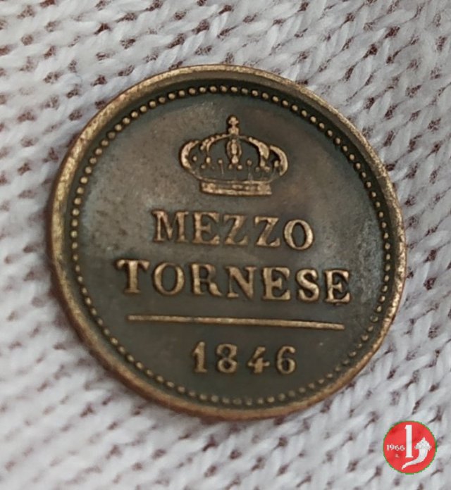 ½ Tornese 1846 (Napoli) ½ Tornese 1846 (Napoli)