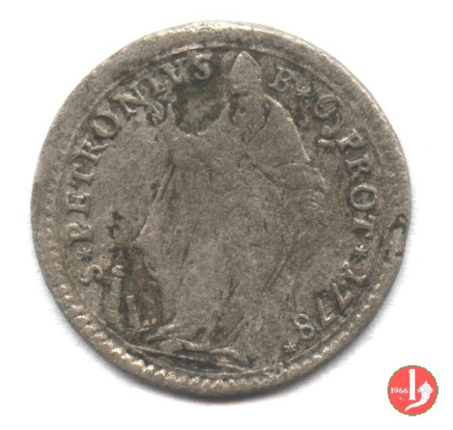 muraiola da 4 bolognini busto 1778 (Bologna) muraiola da 4 bolognini busto 1778 (Bologna)